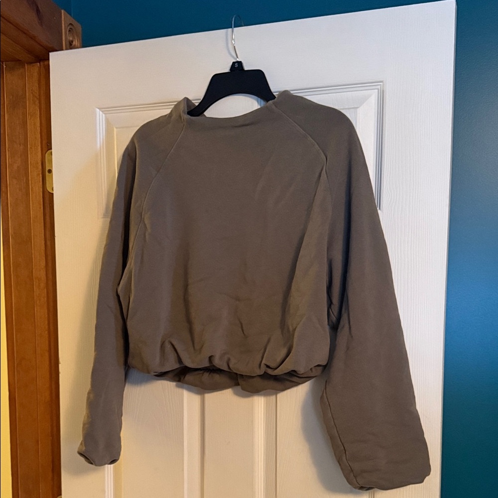 FP Movement by Free People Olive Crew Neck Sweater